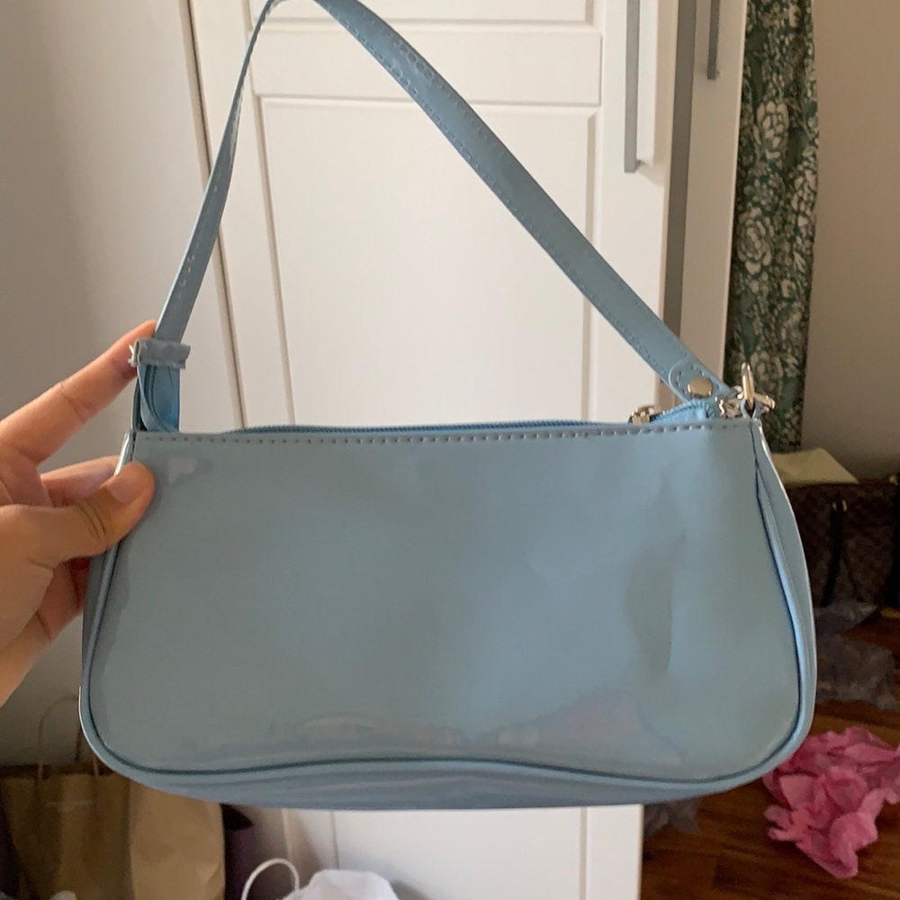 blue purse
